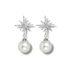 Celestial North Star Pearl Earrings by NINEMOO – product image