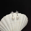Celestial North Star Pearl Earrings by NINEMOO – product view 4