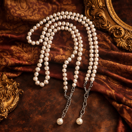 Clair de Perle Necklace by NINEMOO – detail view