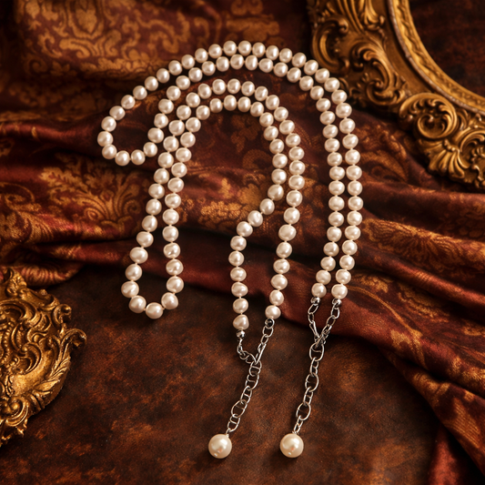 Clair de Perle Necklace by NINEMOO – detail view