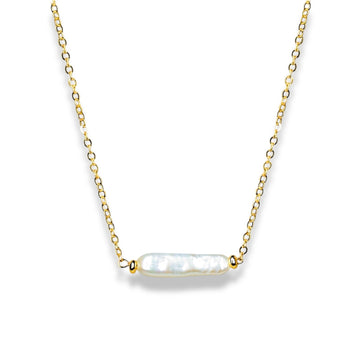 Classic Linear Pearl Necklace by NINEMOO – product image