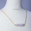Classic Linear Pearl Necklace by NINEMOO – alternate view