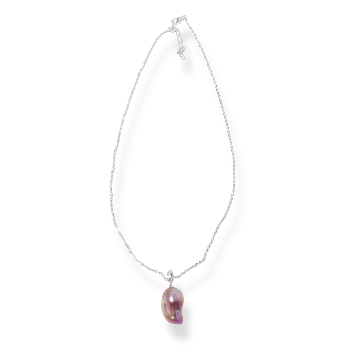 Aurora Pink Baroque Pearl Necklace by NINEMOO – product view 6