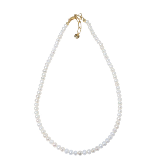 Classic Round 4mm Pearl Necklace by NINEMOO – product image