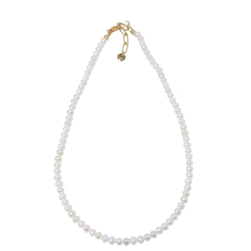 Classic Round 4mm Pearl Necklace by NINEMOO – product image
