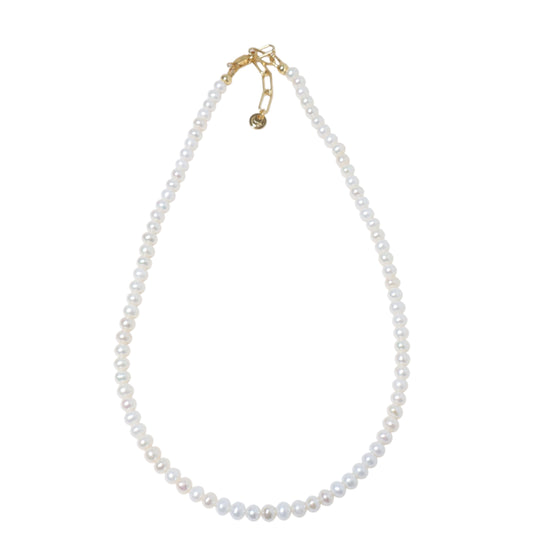 Classic Round 4mm Pearl Necklace by NINEMOO – product image
