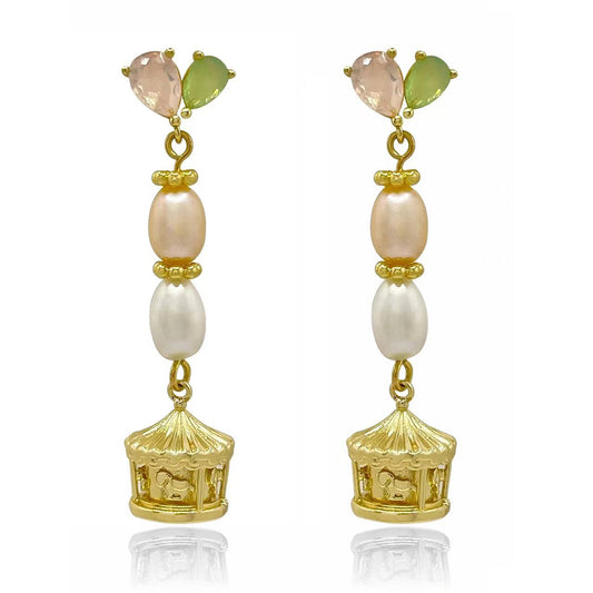 Covent Garden Carousel Earrings by NINEMOO – product image
