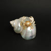 Golden Tide Crab Brooch by NINEMOO – detail view