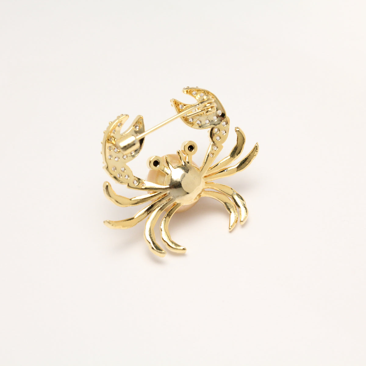 Golden Tide Crab Brooch by NINEMOO – product view 9