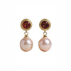 Crimson Grace Pearl Earrings by NINEMOO – product image