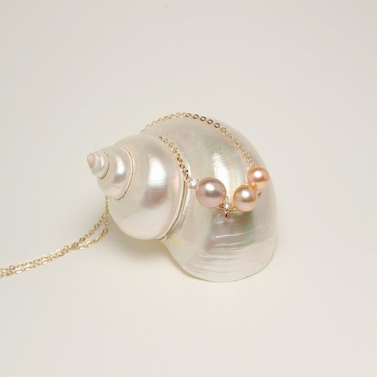 Eclipse Afterglow Pearl Necklace by NINEMOO – alternate view