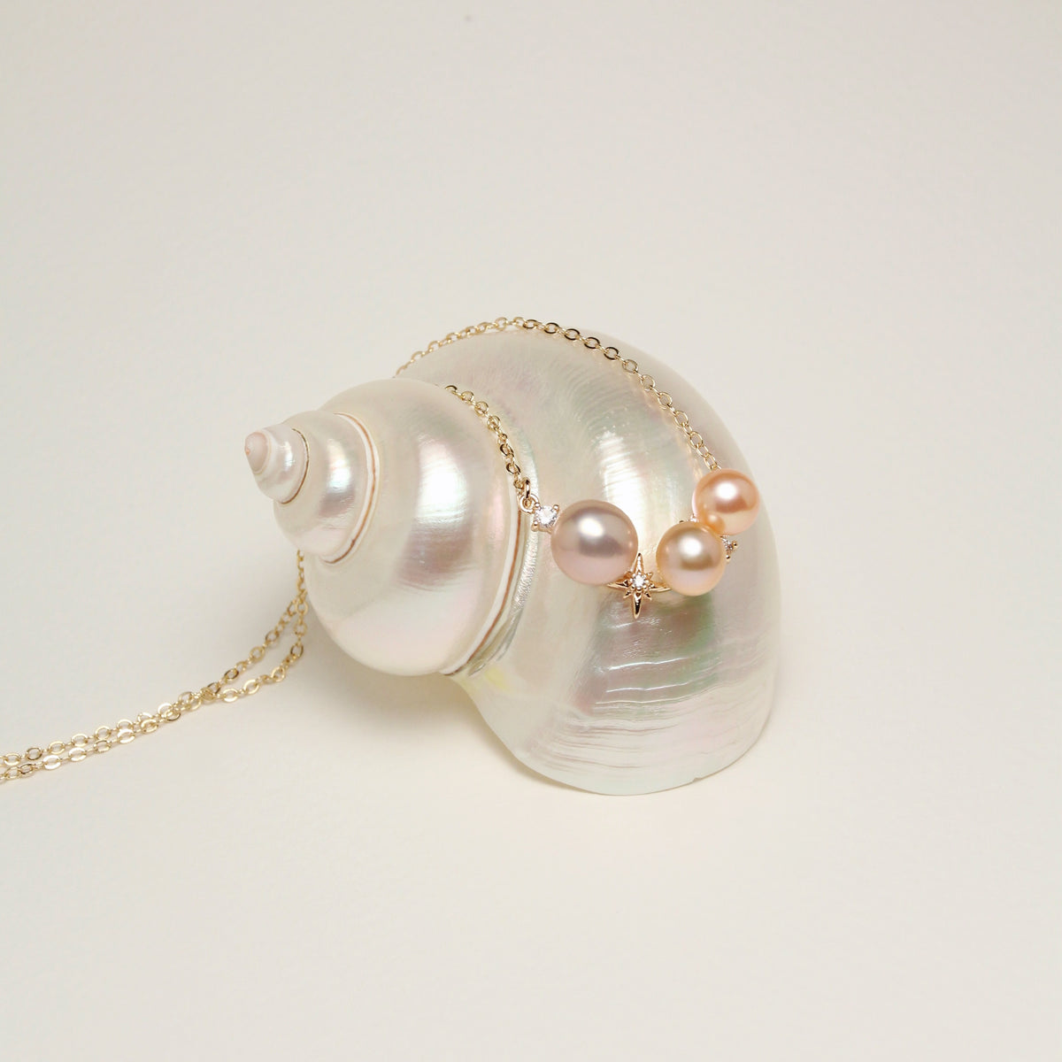 Eclipse Afterglow Pearl Necklace by NINEMOO – alternate view