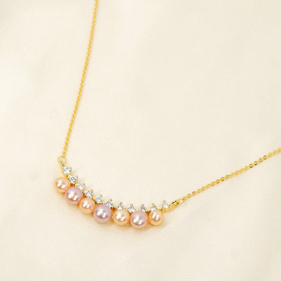Eternal Smile Pearl Necklace by NINEMOO – product view 4