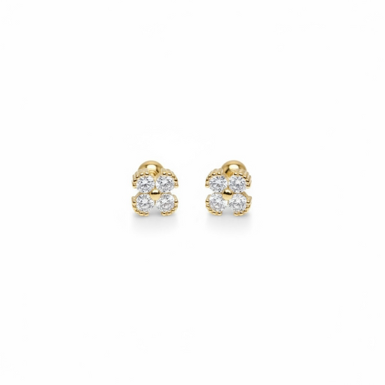 Fleur d’Éclat Cartilage Stud by NINEMOO – detail view