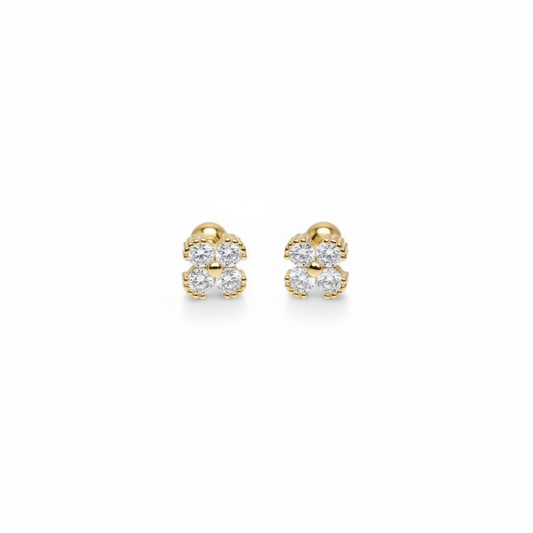 Fleur d’Éclat Cartilage Stud by NINEMOO – detail view
