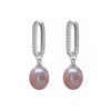 Gleaming Zircon Pearl Earrings by NINEMOO – product image