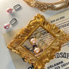Gleaming Zircon Pearl Earrings by NINEMOO – product view 7