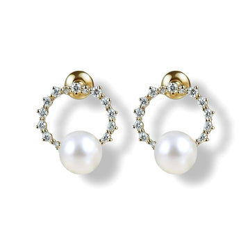 Glistening Wreath Pearl Earrings by NINEMOO – product image