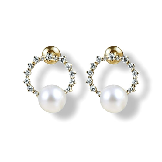 Glistening Wreath Pearl Earrings by NINEMOO – product image