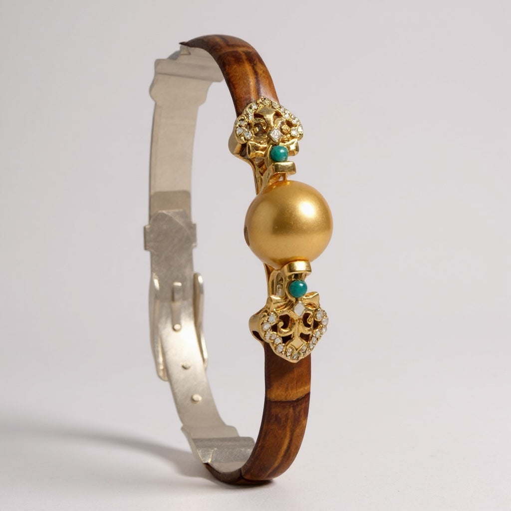 Gold Pearl Time Bracelet by NINEMOO – product image