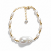 Golden Baroque Pearl Glow Bracelet by NINEMOO – product image