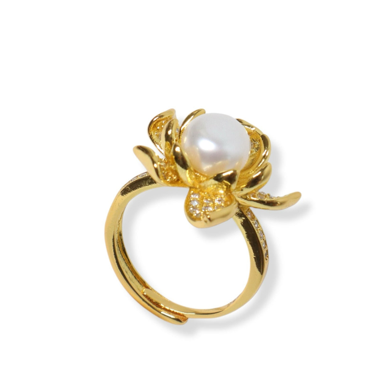 Sakura Gold Pearl Ring by NINEMOO – product image