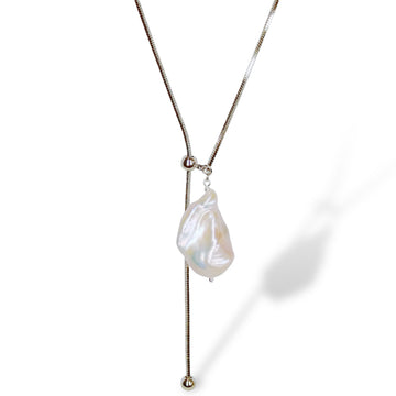Grandeur Baroque Pearl Adjustable Necklace by NINEMOO – product image