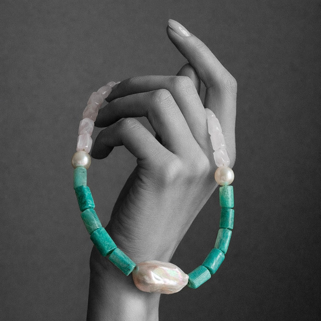 Harmonia Baroque Pearl Necklace by NINEMOO – product view 5