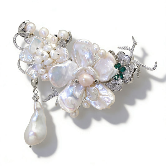 Imperial Baroque Bloom Brooch by NINEMOO – product image