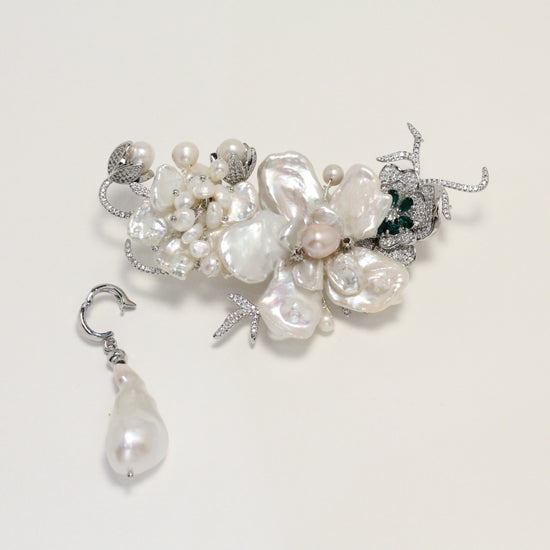 Imperial Baroque Bloom Brooch by NINEMOO – product view 6