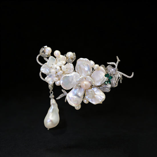Imperial Baroque Bloom Brooch by NINEMOO – product view 7