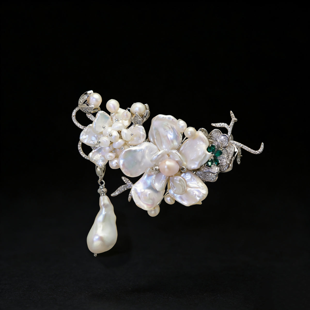 Imperial Baroque Bloom Brooch by NINEMOO – product view 7
