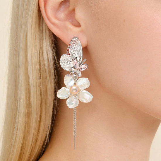 Imperial Baroque Bloom Earrings by NINEMOO – detail view