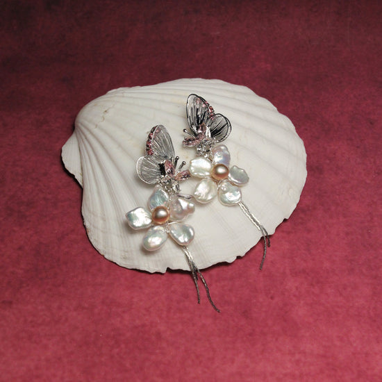 Imperial Baroque Bloom Earrings by NINEMOO – alternate view