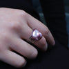 Mauve Tide Pearl Ring by NINEMOO – product view 5