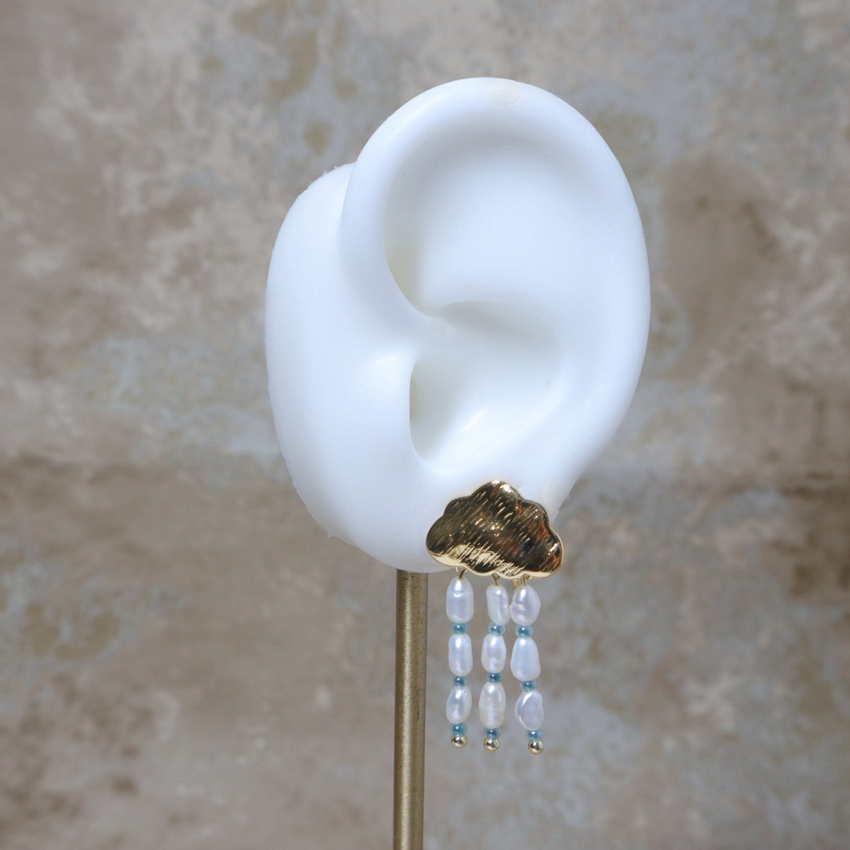 London Weather Clip-On Earrings by NINEMOO – alternate view