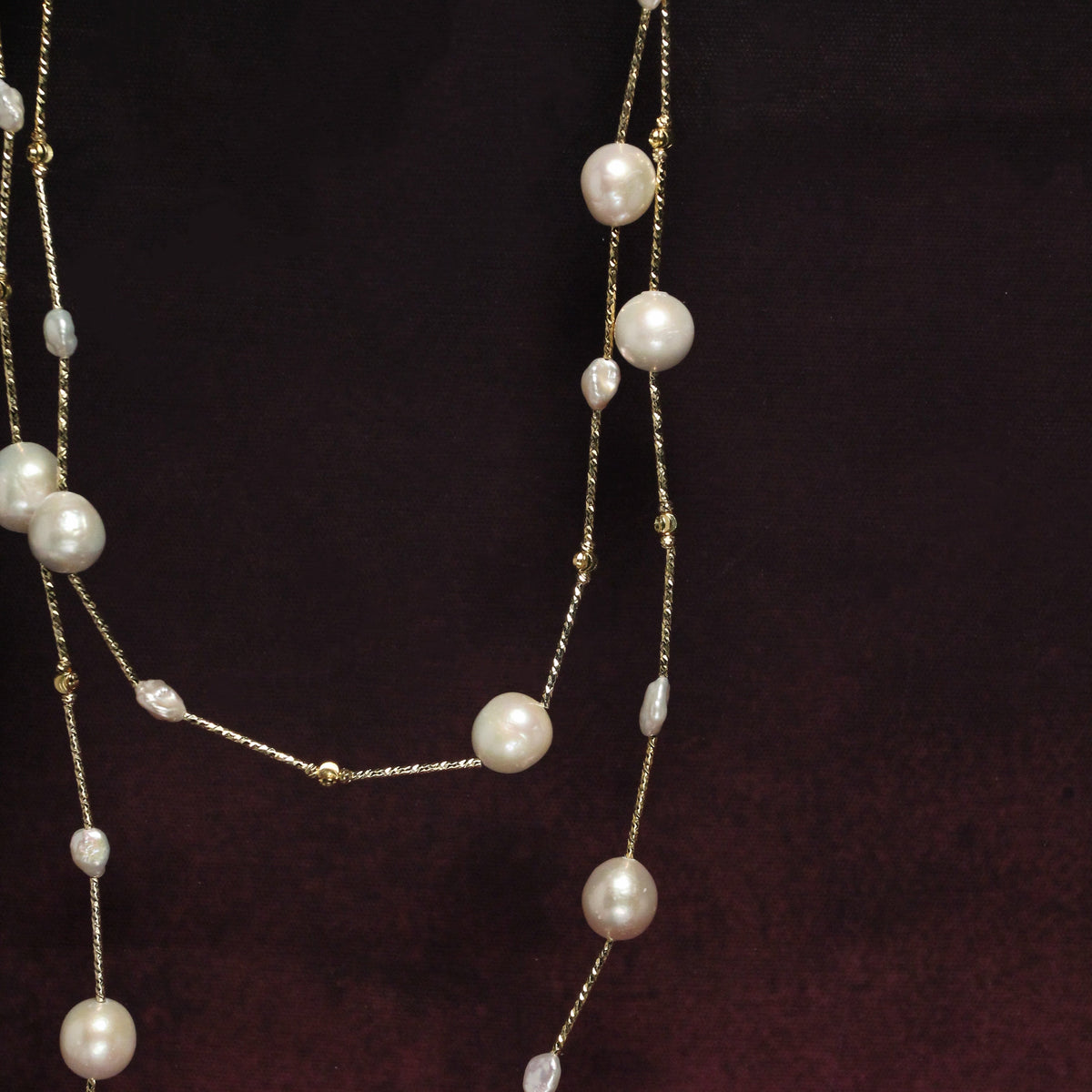 Luna Cascade Necklace by NINEMOO – product view 4