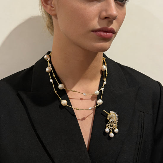 Luna Cascade Necklace by NINEMOO – product view 8