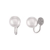 Lunar Pearl Clip Earrings by NINEMOO – detail view