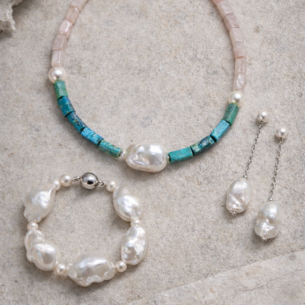 Baroque Pearl Bracelet by NINEMOO – alternate view