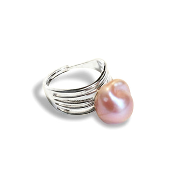 Mauve Tide Pearl Ring by NINEMOO – product image