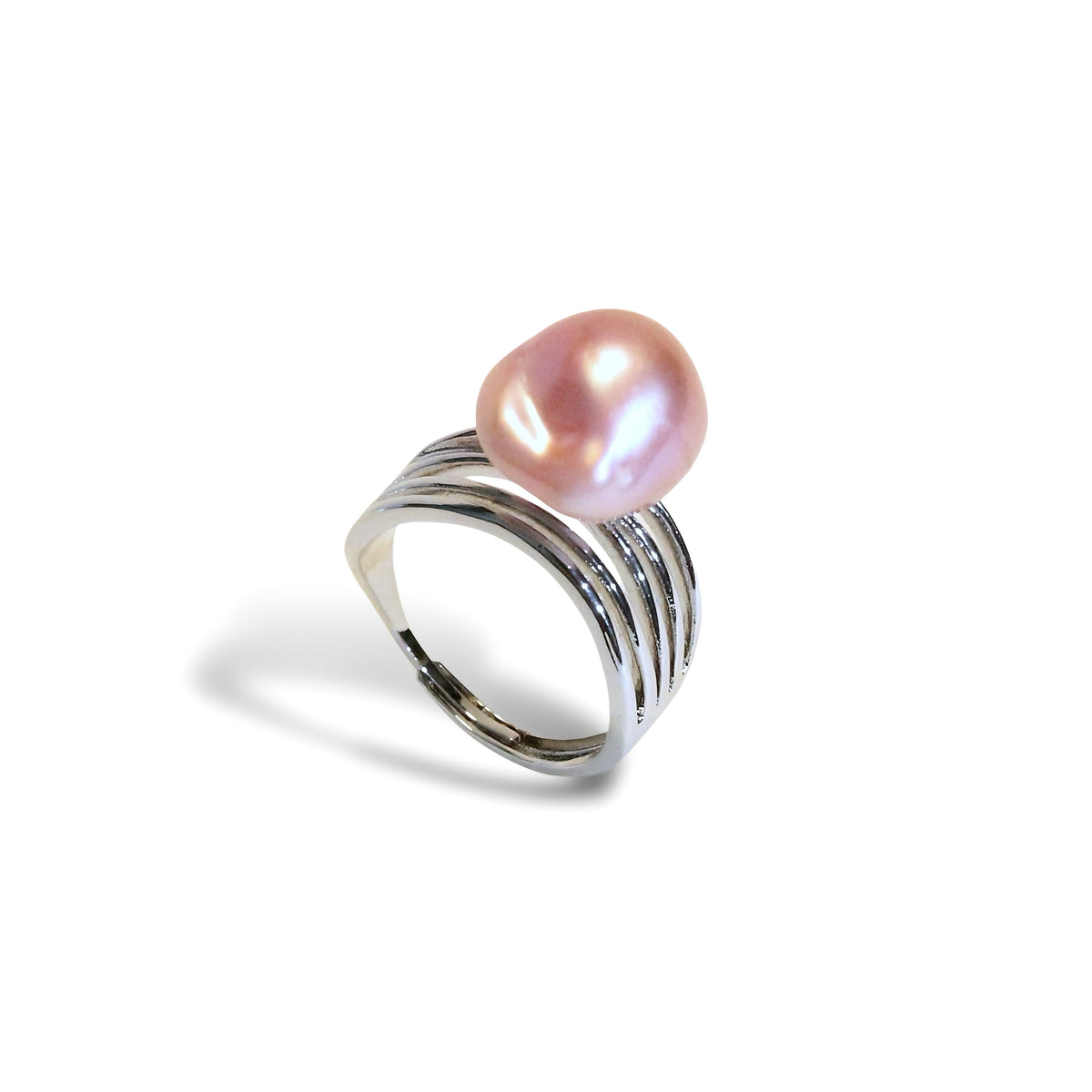 Mauve Tide Pearl Ring by NINEMOO – product view 4