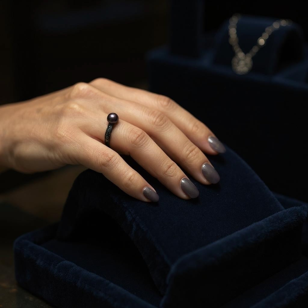 Midnight Orbit Ring by NINEMOO – product view 6