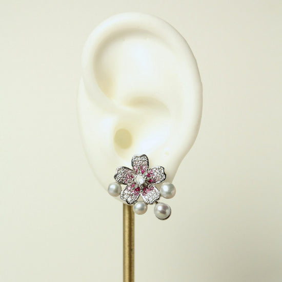 Moon Petal Earrings by NINEMOO – product view 4