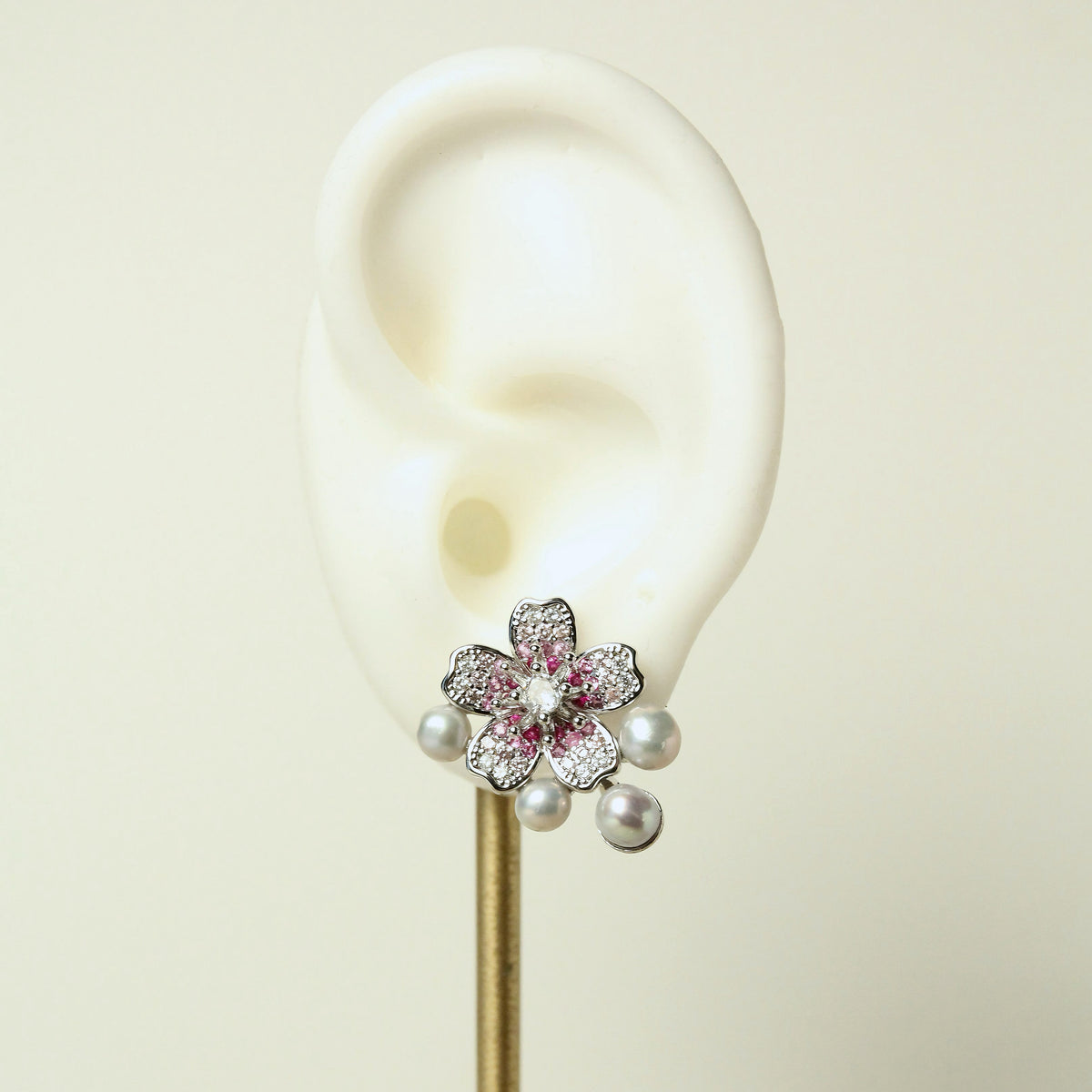 Moon Petal Earrings by NINEMOO – product view 4