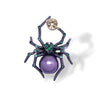 Mystic Spider Purple Pearl Brooch by NINEMOO – product image