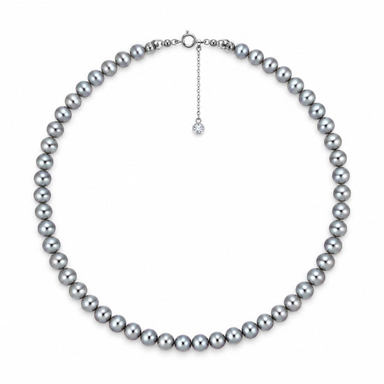 Nacre Gris Perle Freshwater Pearl Necklace
