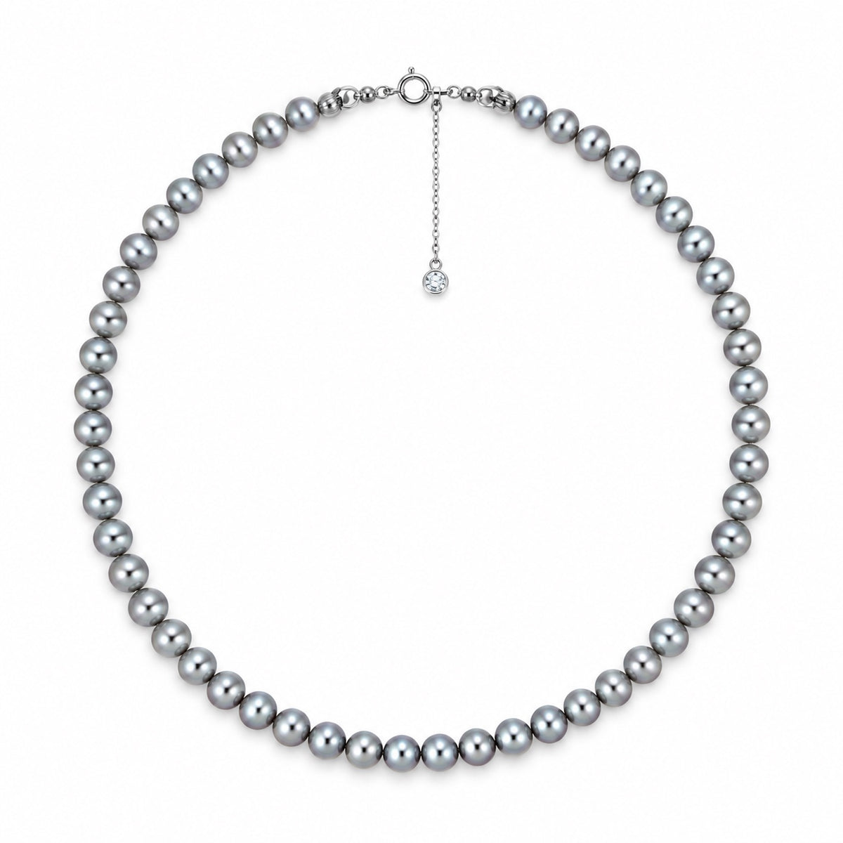 Nacre Gris Perle Freshwater Pearl Necklace