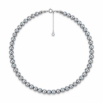Nacre Gris Perle Freshwater Pearl Necklace