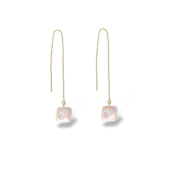 Mirrorlake Threader Earrings by NINEMOO – product image